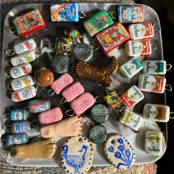 - Handmade mini cig box clay charm - Picture 2 of 2